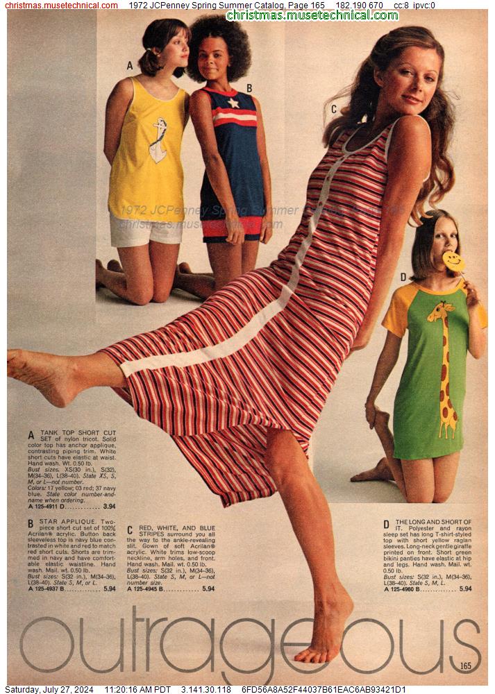 1972 JCPenney Spring Summer Catalog, Page 165