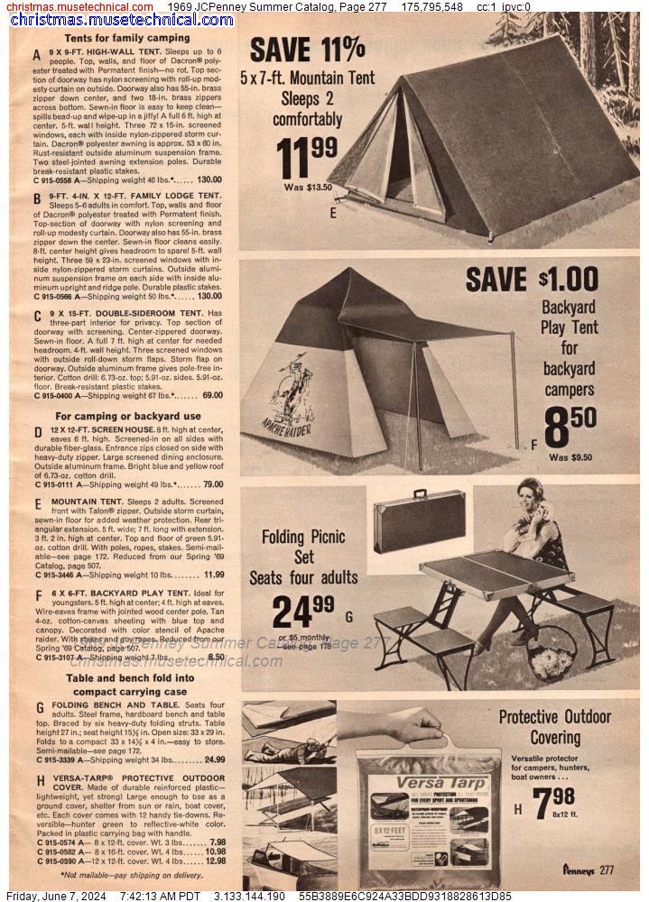 1969 JCPenney Summer Catalog, Page 277