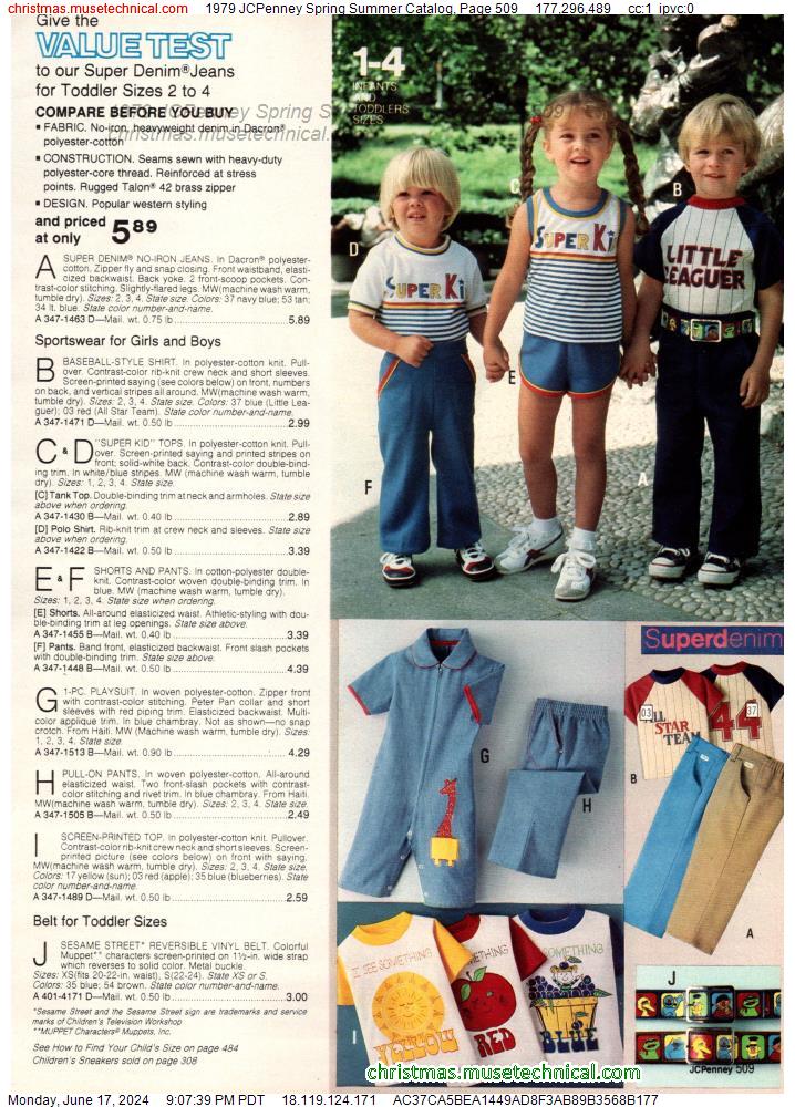 1979 JCPenney Spring Summer Catalog, Page 509
