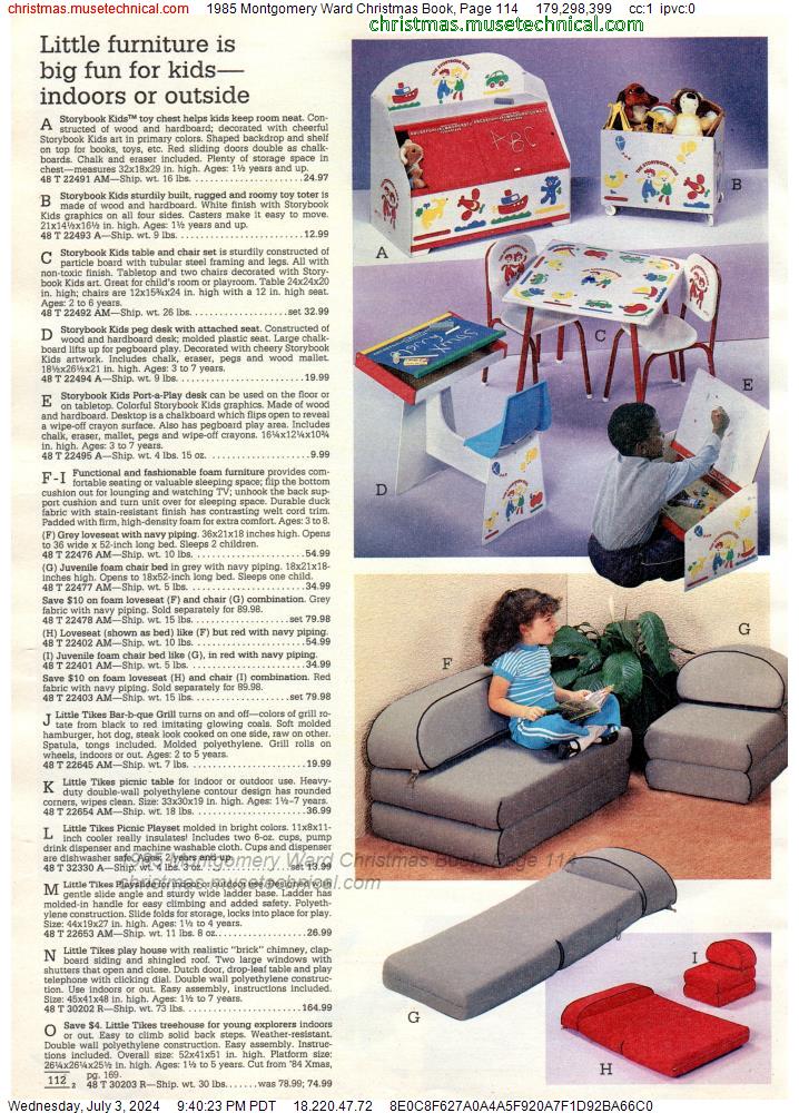 1985 Montgomery Ward Christmas Book, Page 114