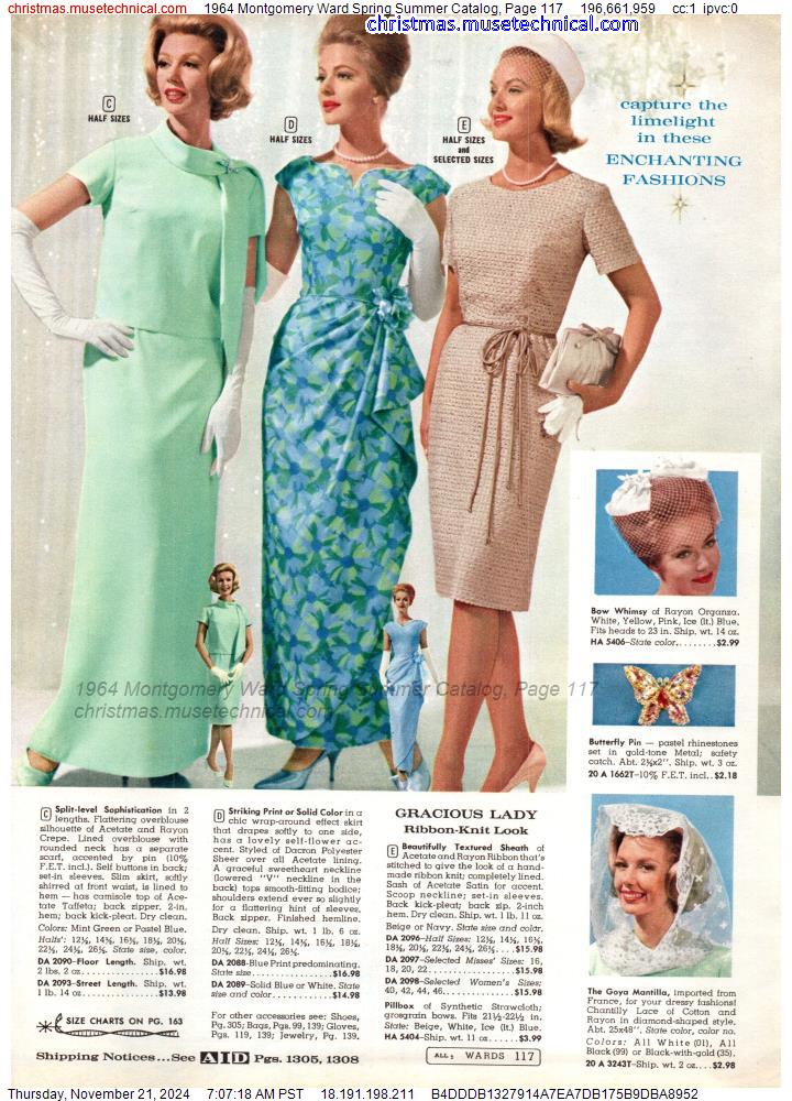 1964 Montgomery Ward Spring Summer Catalog, Page 117