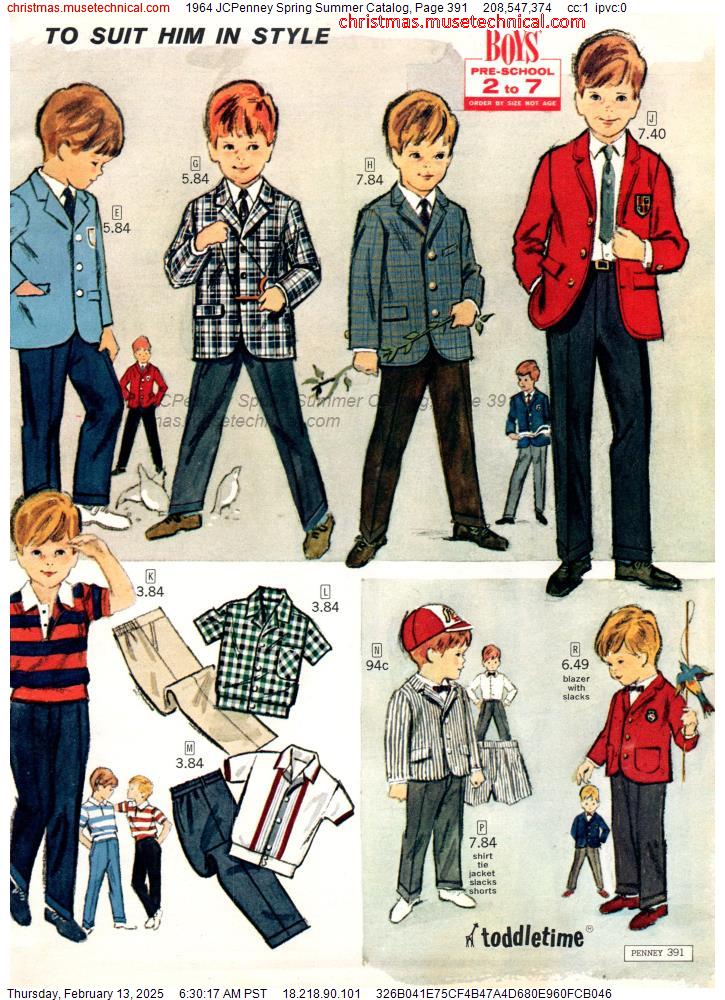 1964 JCPenney Spring Summer Catalog, Page 391