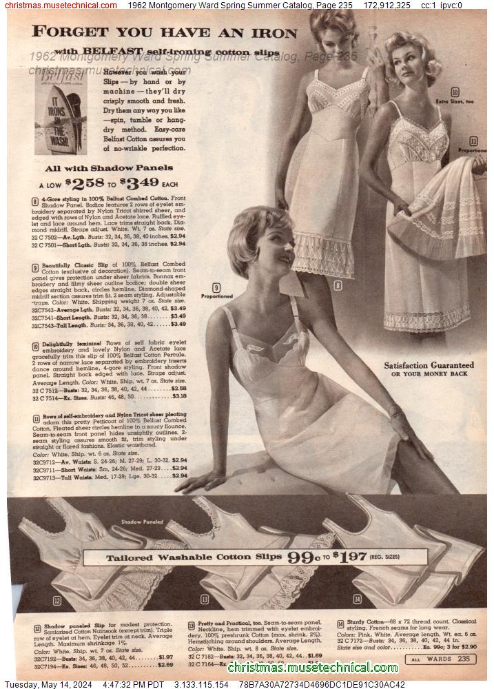 1962 Montgomery Ward Spring Summer Catalog, Page 235