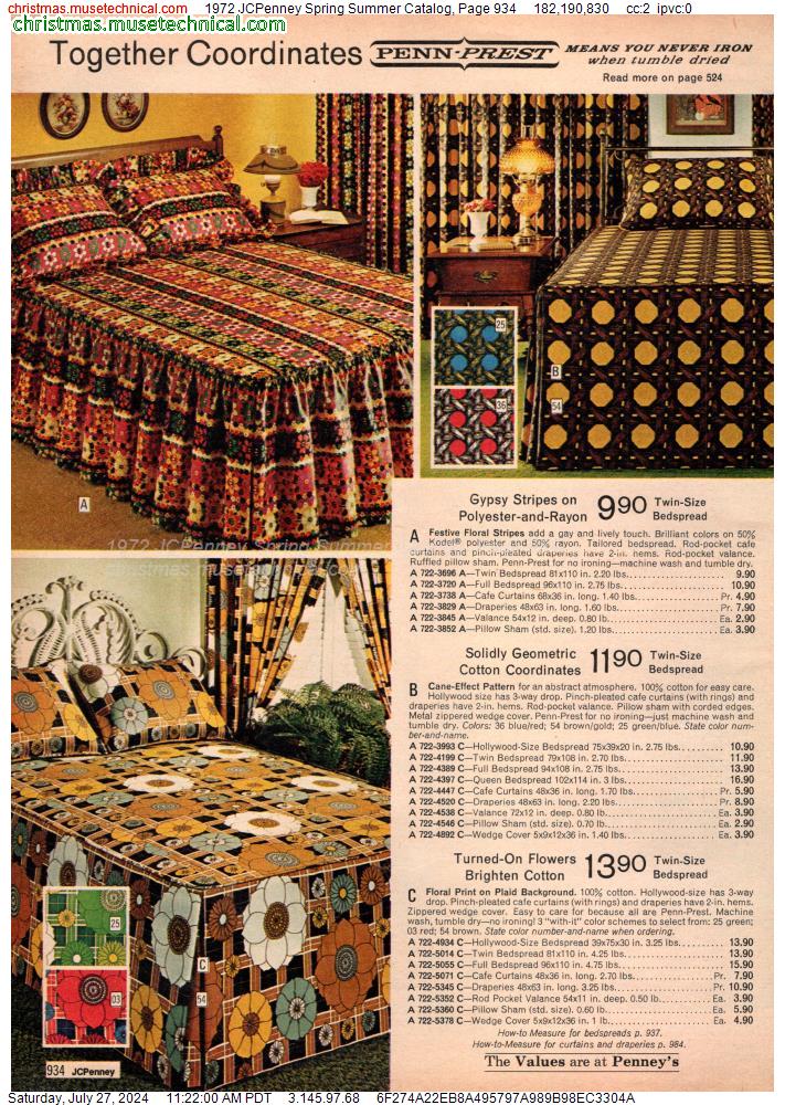 1972 JCPenney Spring Summer Catalog, Page 934