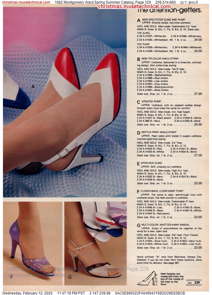 1982 Montgomery Ward Spring Summer Catalog, Page 229