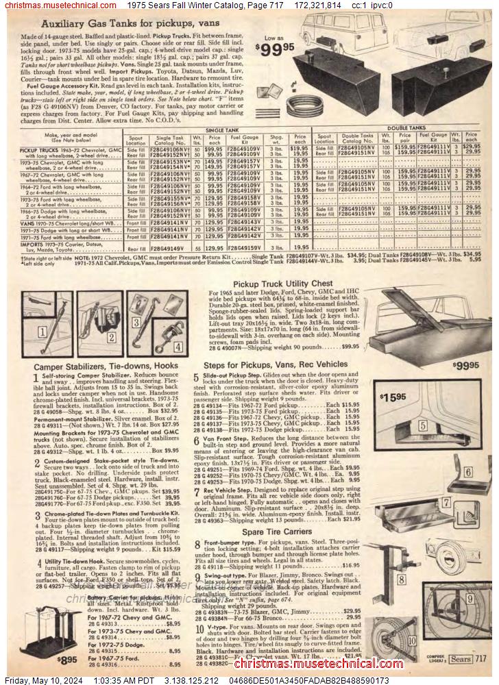 1975 Sears Fall Winter Catalog, Page 717