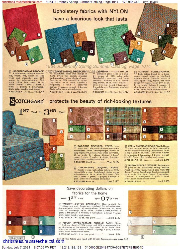 1964 JCPenney Spring Summer Catalog, Page 1014