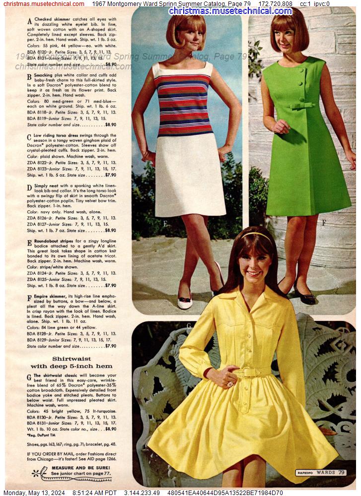 1967 Montgomery Ward Spring Summer Catalog, Page 79