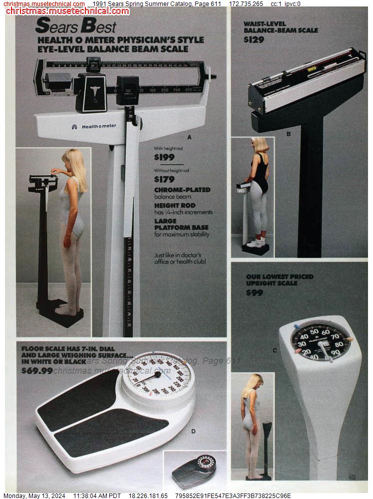 1991 Sears Spring Summer Catalog, Page 611