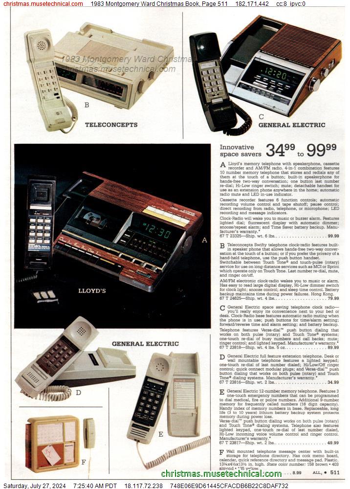 1983 Montgomery Ward Christmas Book, Page 511