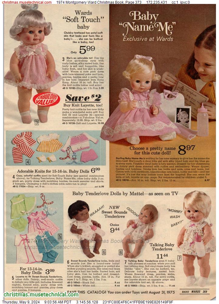 1974 Montgomery Ward Christmas Book, Page 373