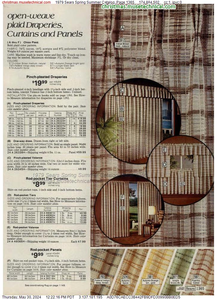 1979 Sears Spring Summer Catalog, Page 1365