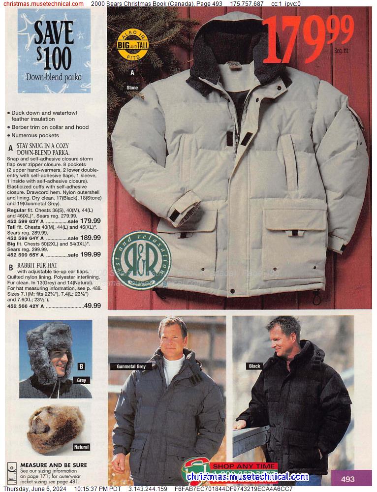 2000 Sears Christmas Book (Canada), Page 493