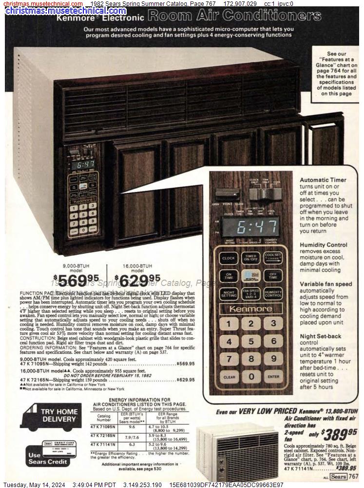 1982 Sears Spring Summer Catalog, Page 767