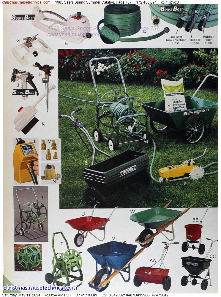 1985 Sears Spring Summer Catalog, Page 757