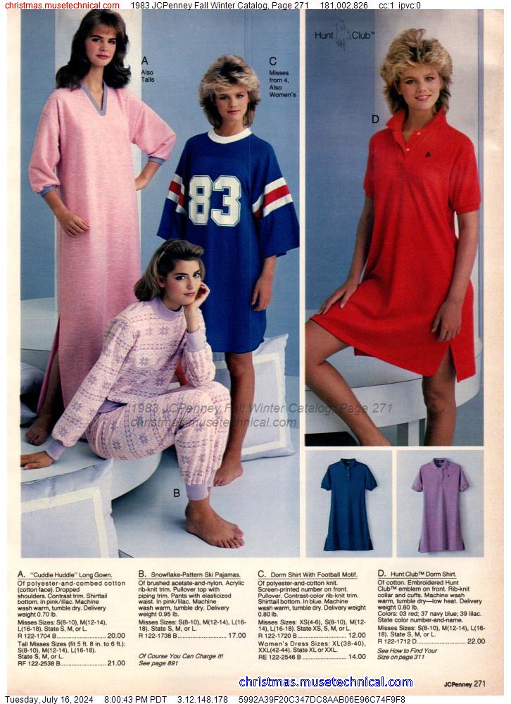 1983 JCPenney Fall Winter Catalog, Page 271