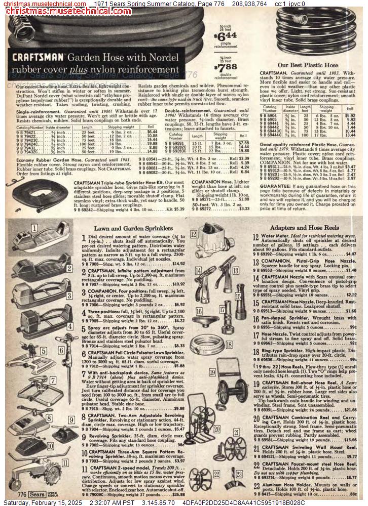 1971 Sears Spring Summer Catalog, Page 776