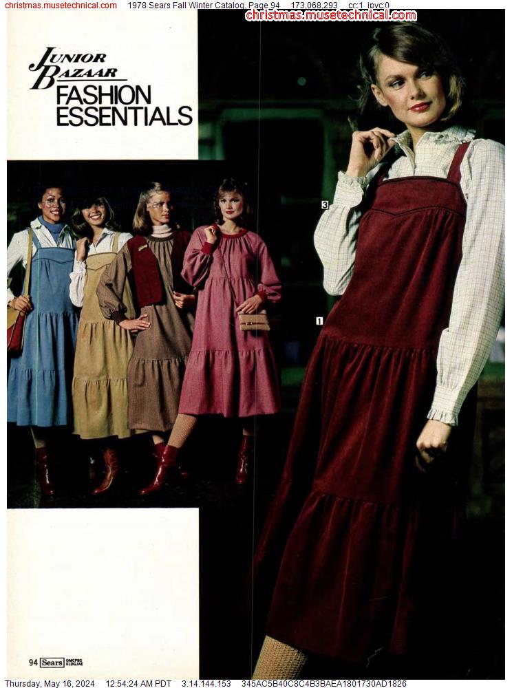 1978 Sears Fall Winter Catalog, Page 94