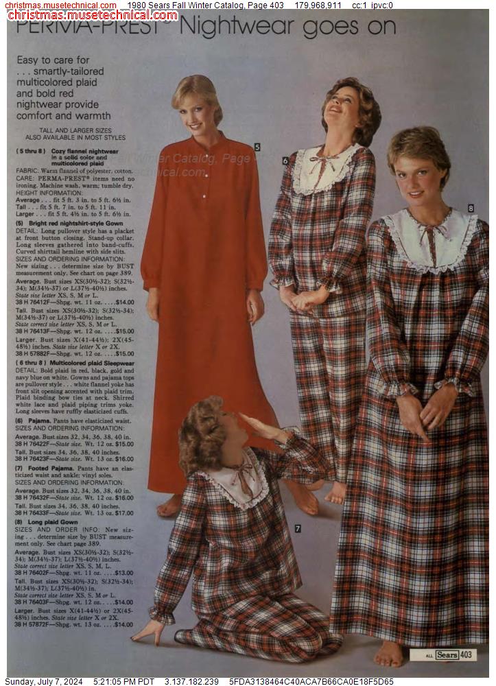 1980 Sears Fall Winter Catalog, Page 403