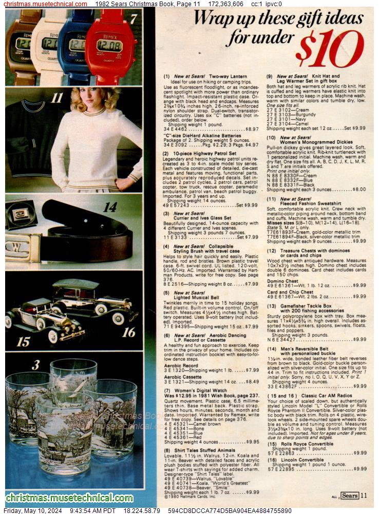 1982 Sears Christmas Book, Page 11