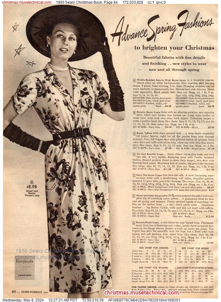 1950 Sears Christmas Book, Page 84