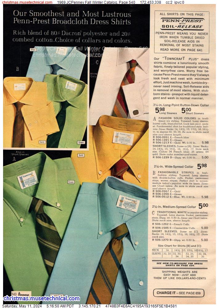 1969 JCPenney Fall Winter Catalog, Page 540