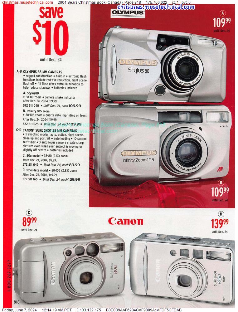 2004 Sears Christmas Book (Canada), Page 818