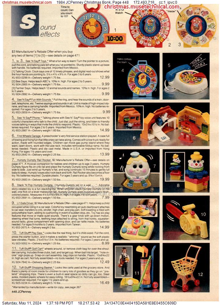 1984 JCPenney Christmas Book, Page 448