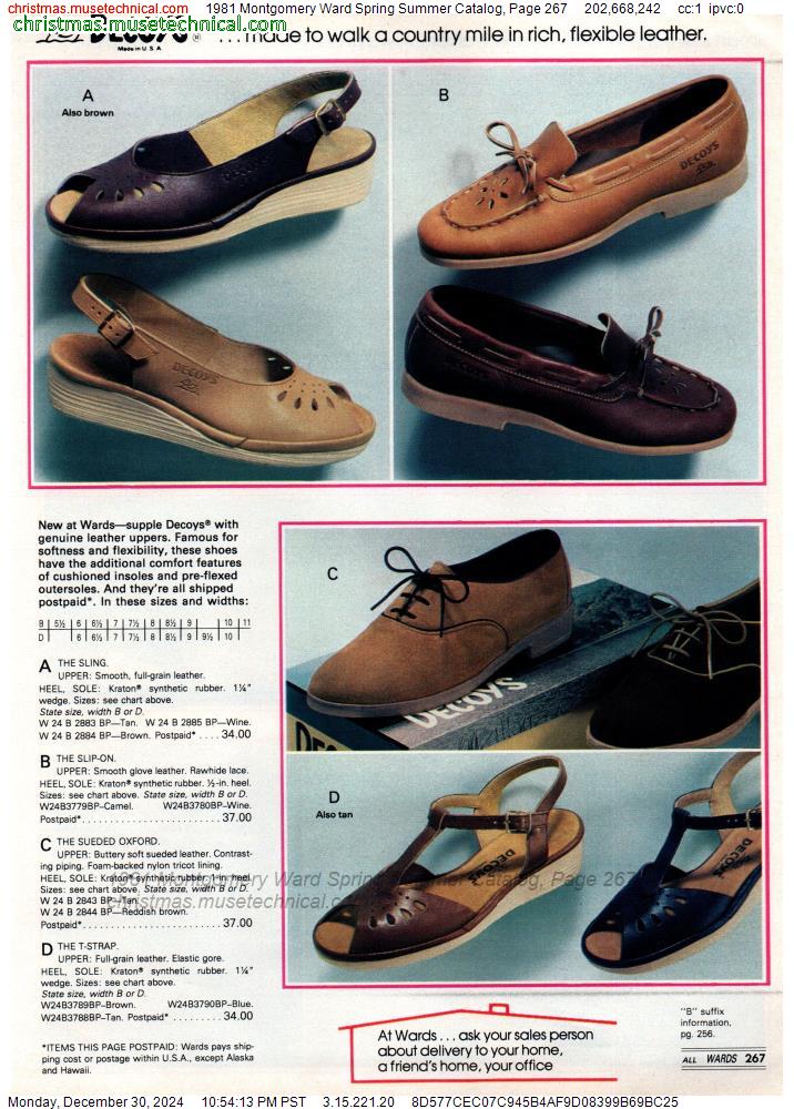 1981 Montgomery Ward Spring Summer Catalog, Page 267