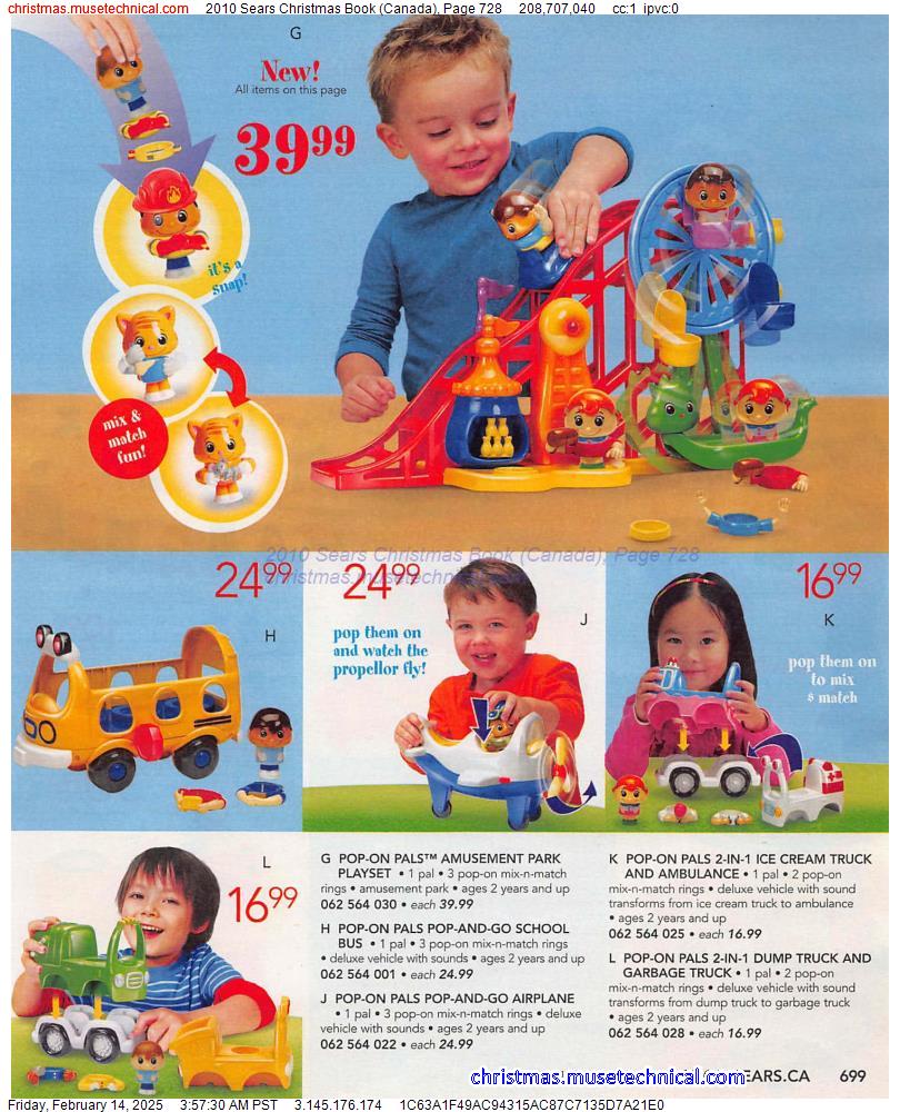 2010 Sears Christmas Book (Canada), Page 728