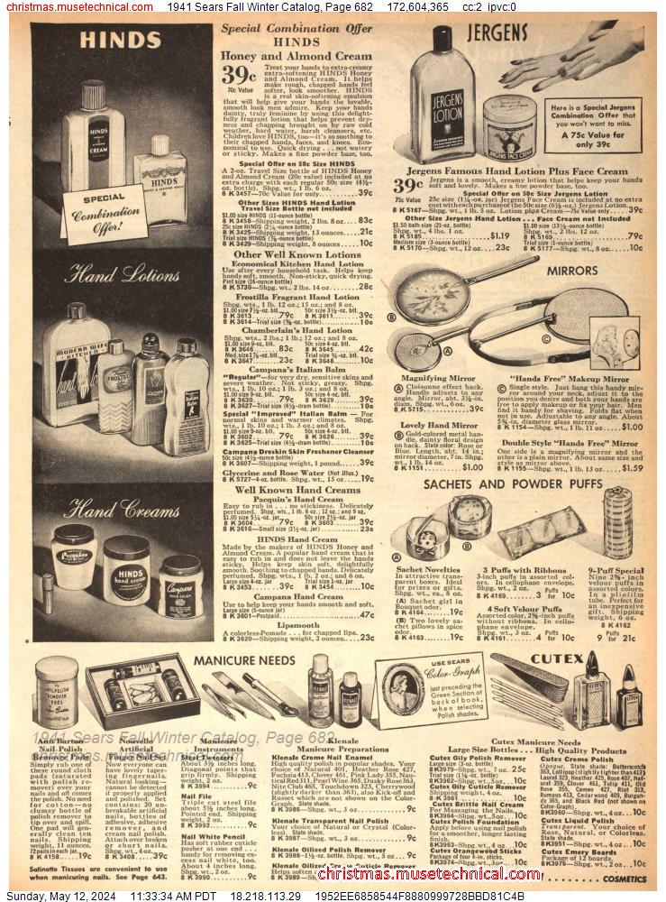 1941 Sears Fall Winter Catalog, Page 682