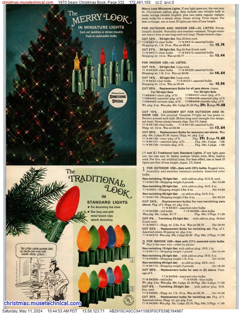 1970 Sears Christmas Book, Page 332