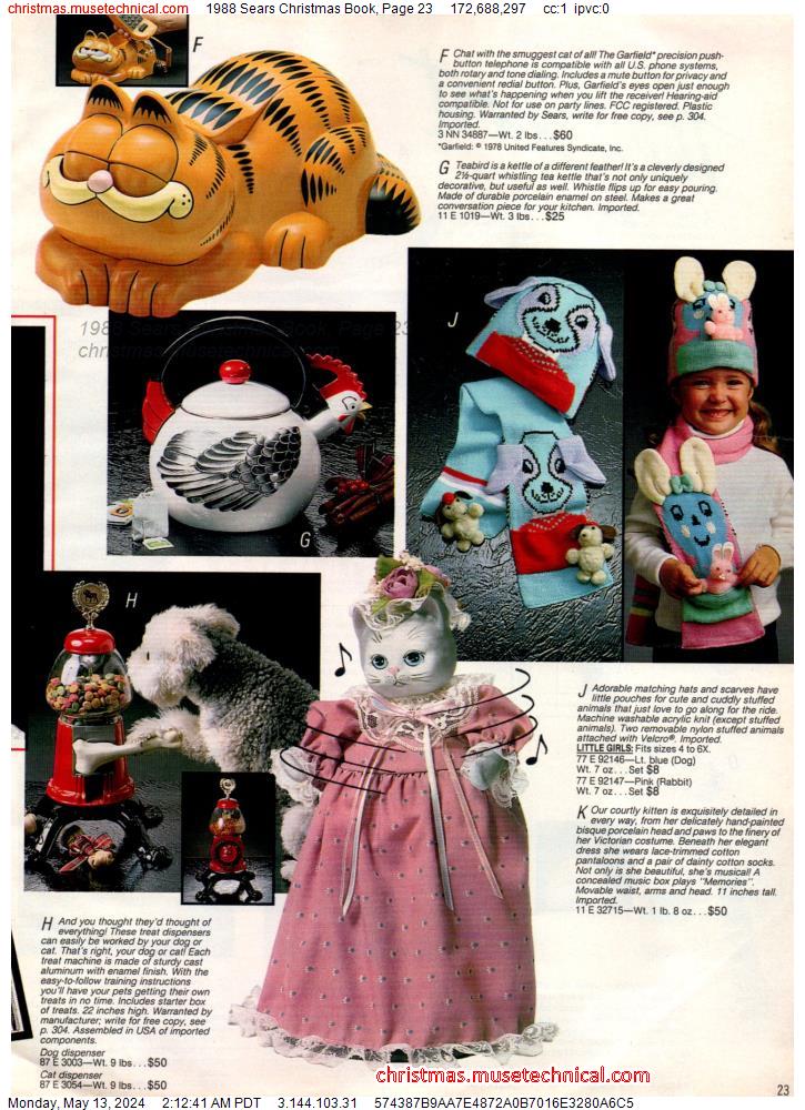 1988 Sears Christmas Book, Page 23