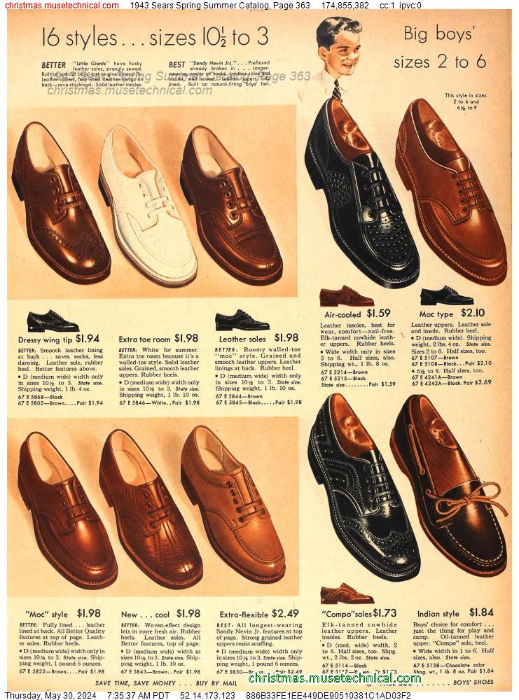 1943 Sears Spring Summer Catalog, Page 363