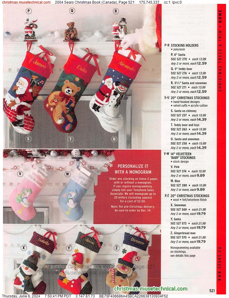 2004 Sears Christmas Book (Canada), Page 521