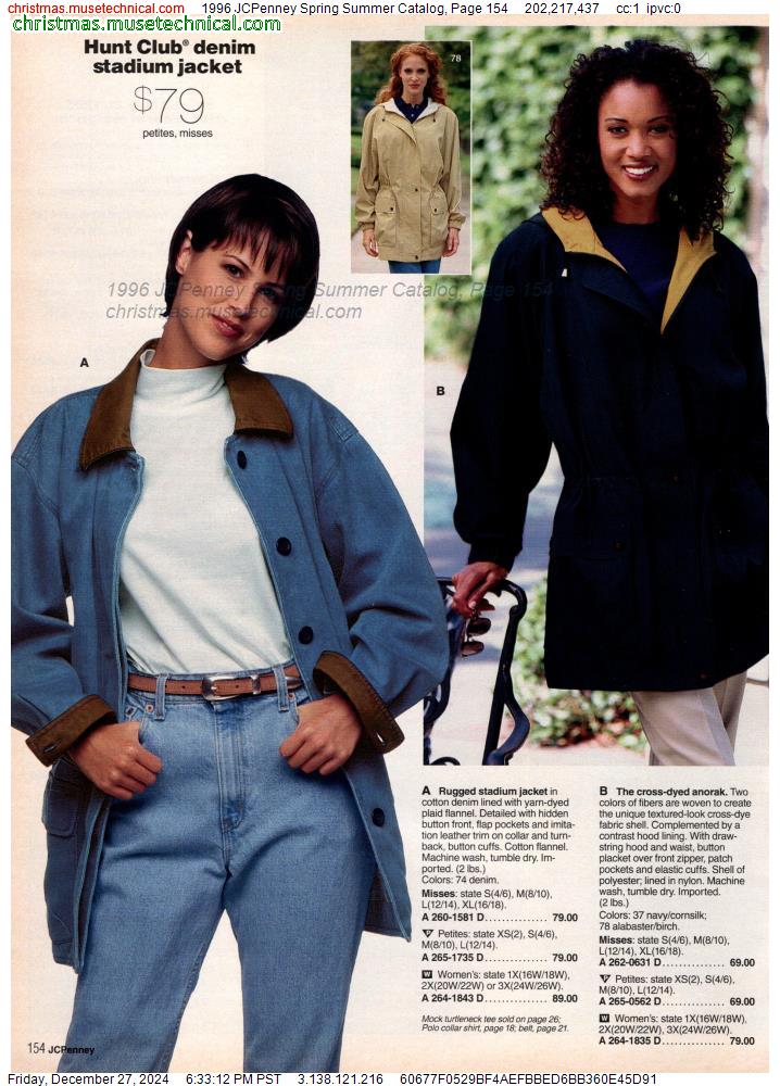 1996 JCPenney Spring Summer Catalog, Page 154