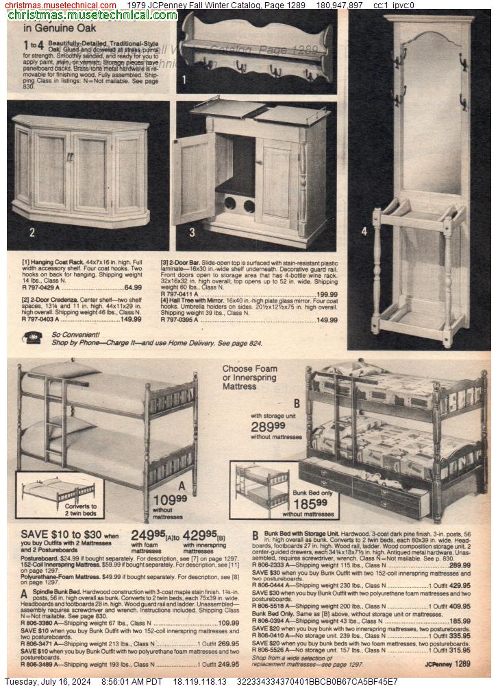 1979 JCPenney Fall Winter Catalog, Page 1289