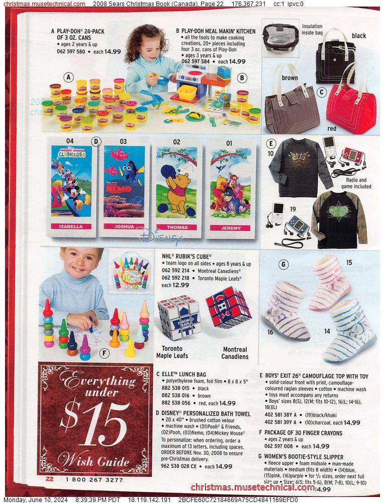 2008 Sears Christmas Book (Canada), Page 22