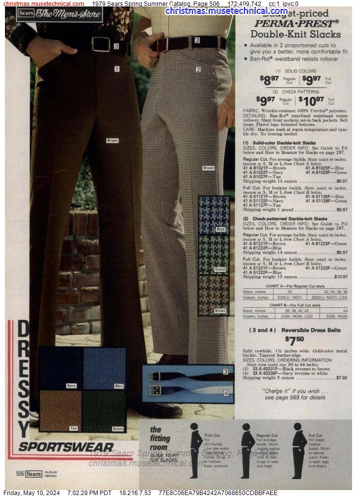 1979 Sears Spring Summer Catalog, Page 506