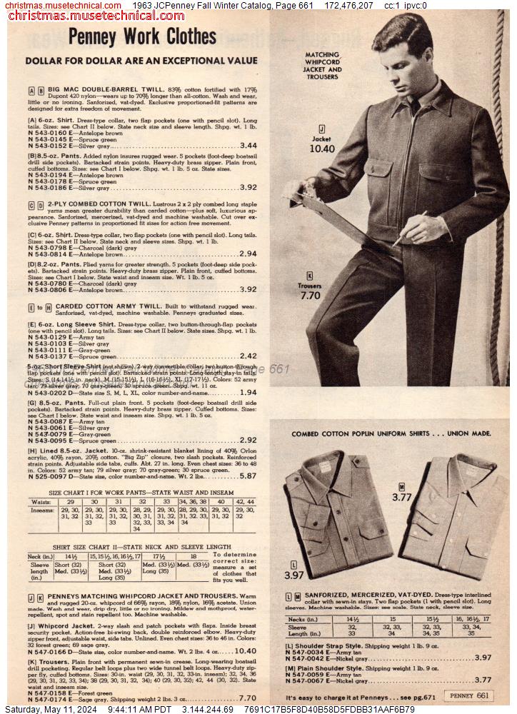 1963 JCPenney Fall Winter Catalog, Page 661