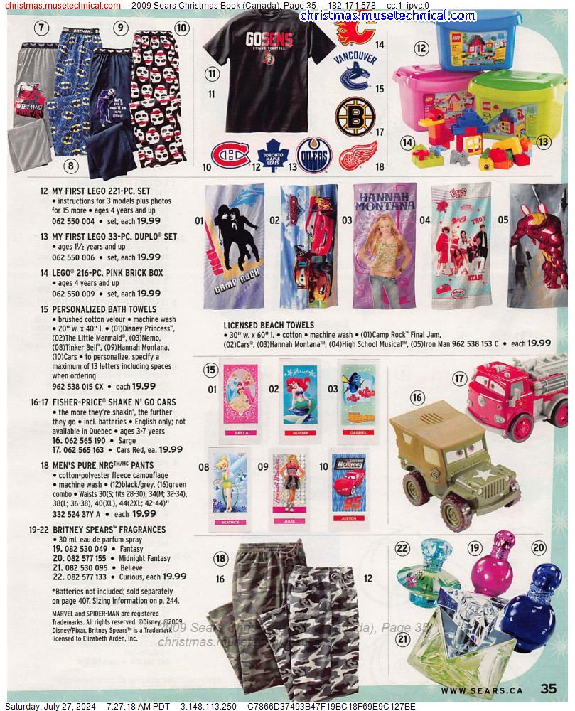 2009 Sears Christmas Book (Canada), Page 35