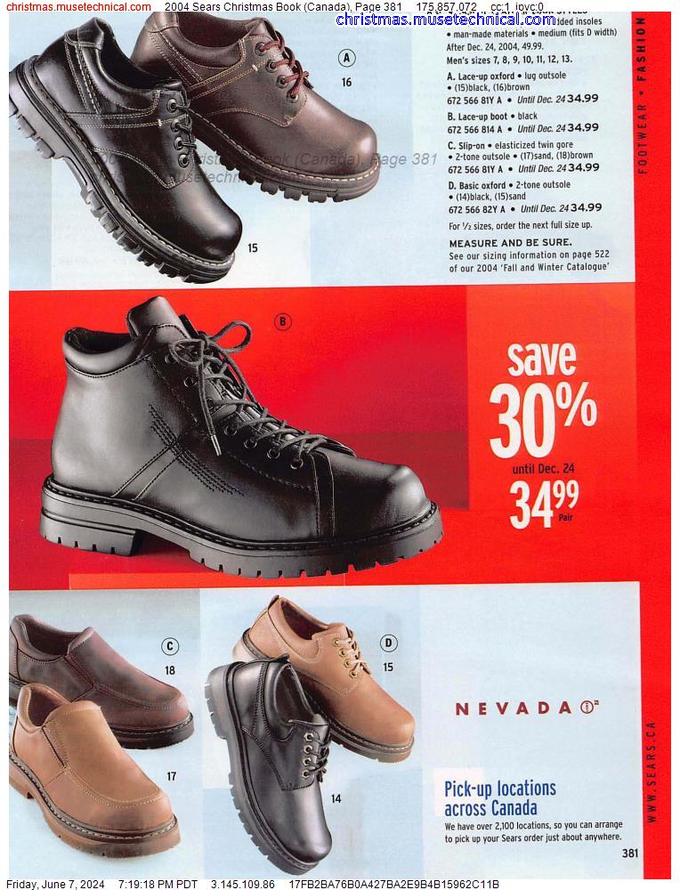 2004 Sears Christmas Book (Canada), Page 381