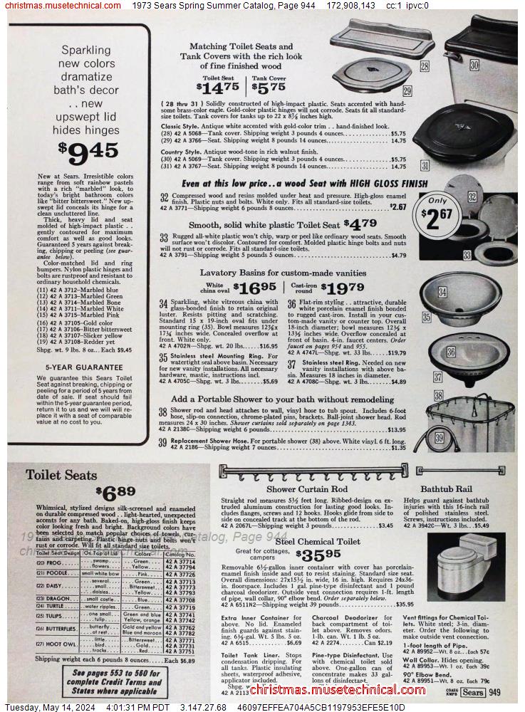 1973 Sears Spring Summer Catalog, Page 944