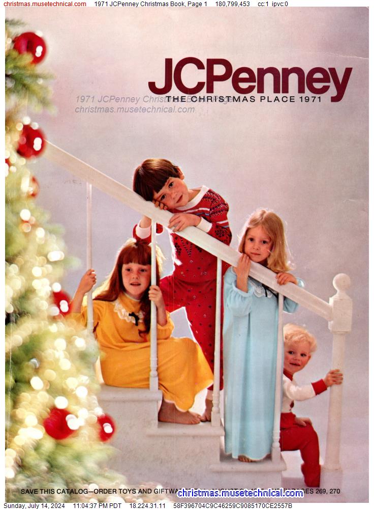 1971 JCPenney Christmas Book, Page 1