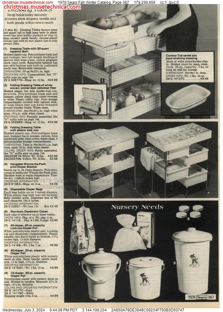 1979 Sears Fall Winter Catalog, Page 367