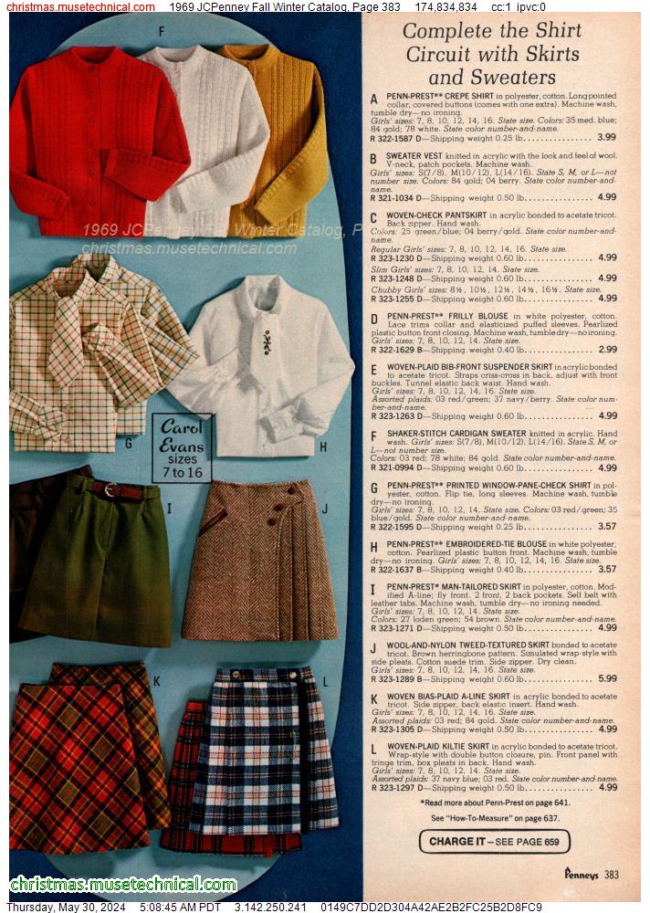 1969 JCPenney Fall Winter Catalog, Page 383