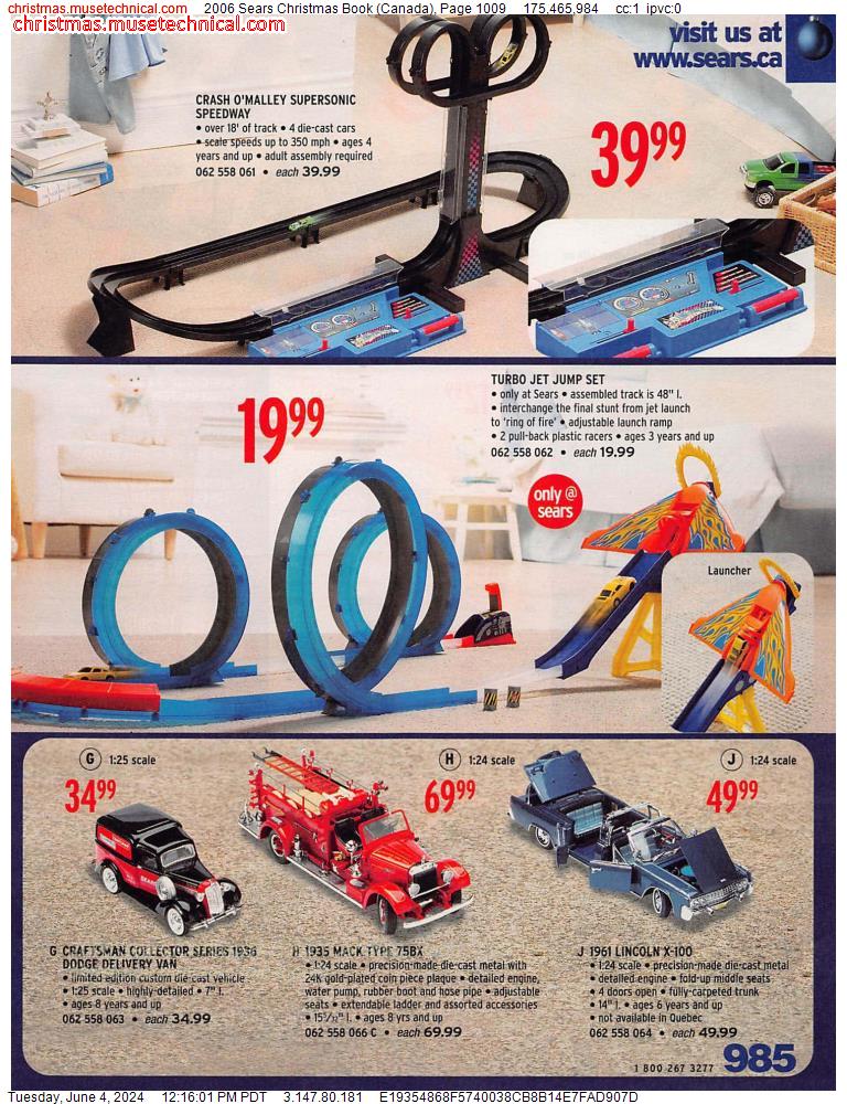 2006 Sears Christmas Book (Canada), Page 1009