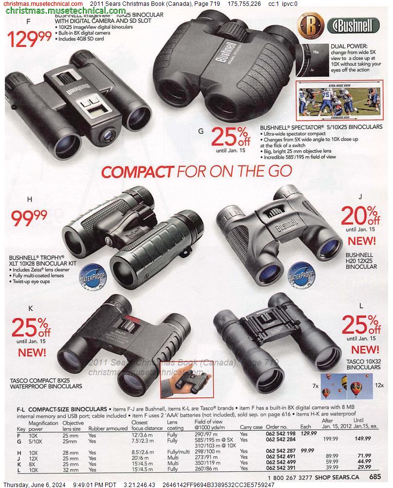 2011 Sears Christmas Book (Canada), Page 719