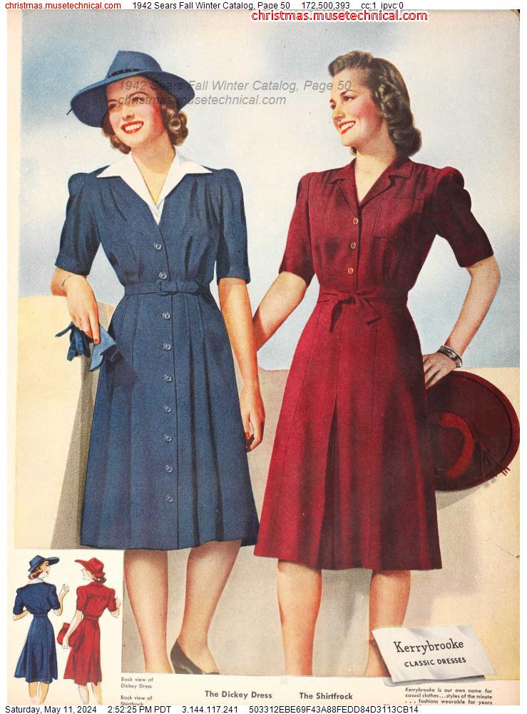 1942 Sears Fall Winter Catalog, Page 50