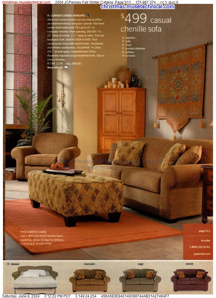 2004 JCPenney Fall Winter Catalog, Page 511